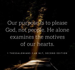 Focus On Pleasing God Not People. Our purpose is to please God, not… | by  AngieBroks | Medium